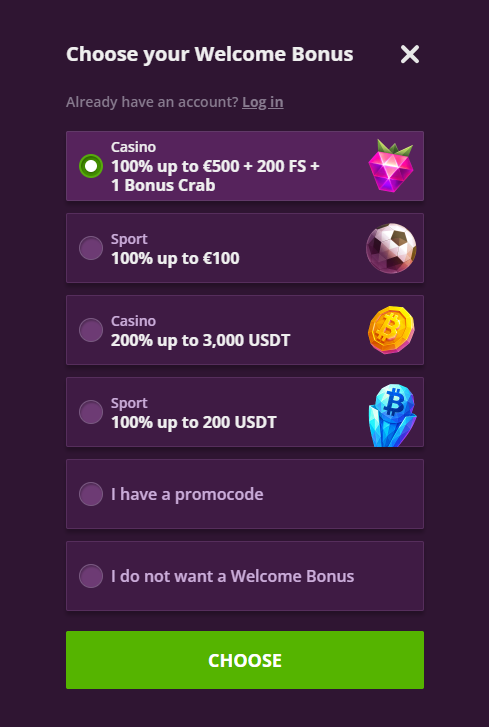 Come Iniziare: Registrazione a Malina Casino